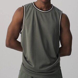 BUNDLE LCKR Jogger and Mesh Excell Jersey Tank Coord Set SZ L